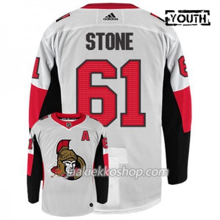 Lapsille NHL Ottawa Senators Pelipaita MARK STONE 61 Adidas Valkoinen Authentic